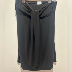 SUZY SHIER, size M black tube top. Stretchy, built in bust support with padding